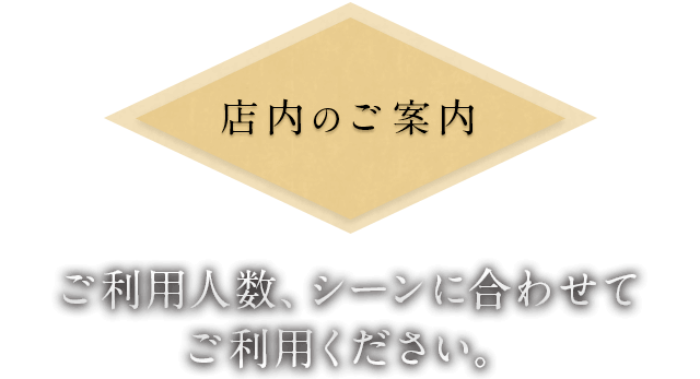 店内のご案内